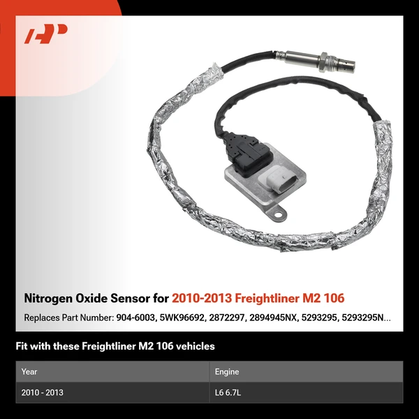 Nitrogen Oxide Sensor for 2010-2013 Freightliner M2 106