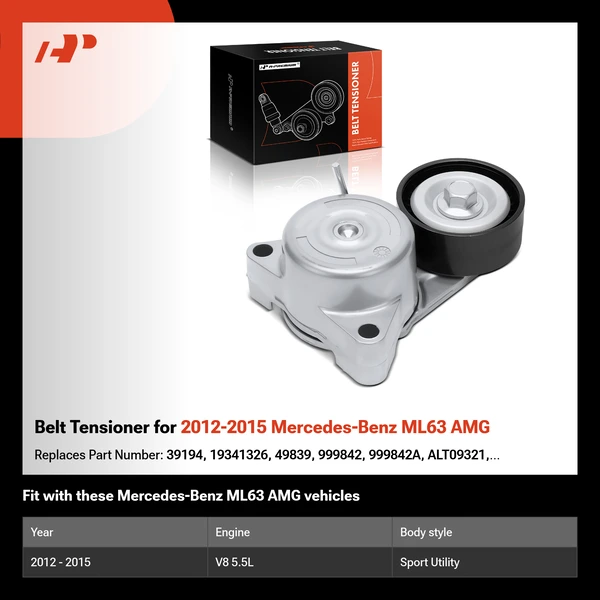 Belt Tensioner for 2012-2015 Mercedes-Benz ML63 AMG