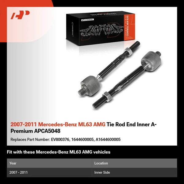 2007-2011 Mercedes-Benz ML63 AMG Tie Rod End Inner A-Premium APCA5048