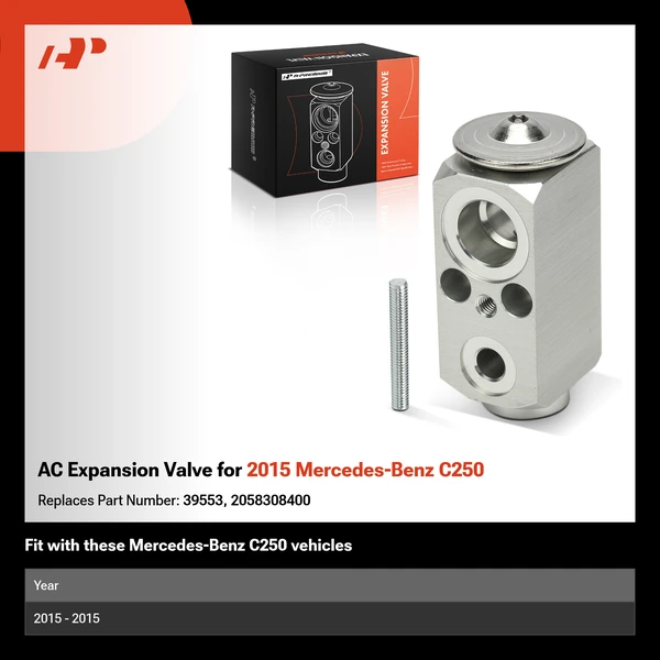AC Expansion Valve for 2015 Mercedes-Benz C250