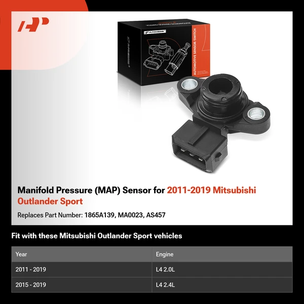 Manifold Pressure (MAP) Sensor for 2011-2019 Mitsubishi Outlander Sport