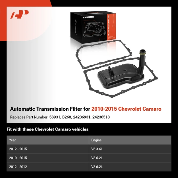 Automatic Transmission Filter for 2010-2015 Chevrolet Camaro