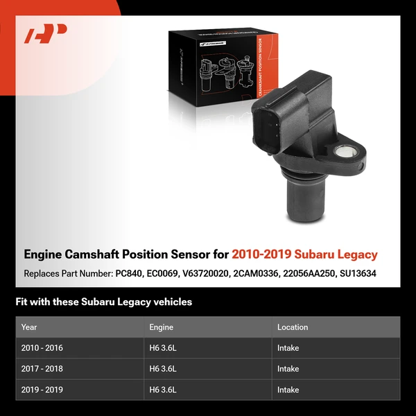 Engine Camshaft Position Sensor for 2010-2019 Subaru Legacy