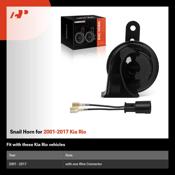 Snail Horn for 2001-2017 Kia Rio