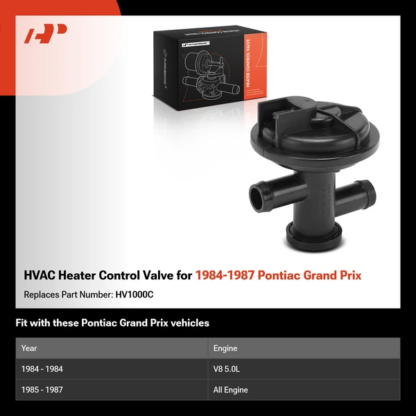 HVAC Heater Control Valve for 1984-1987 Pontiac Grand Prix