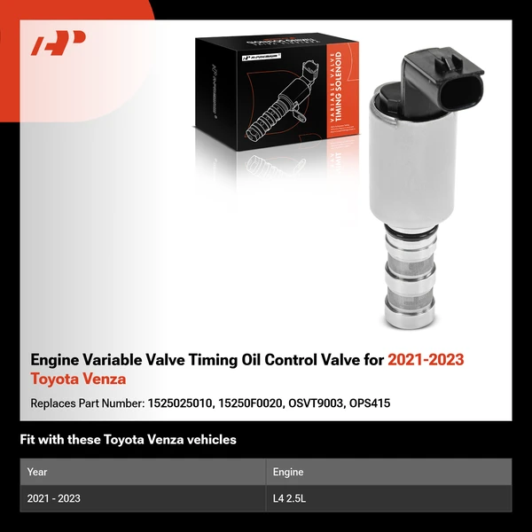 Engine Variable Valve Timing Oil Control Valve for 2021-2023 Toyota Venza