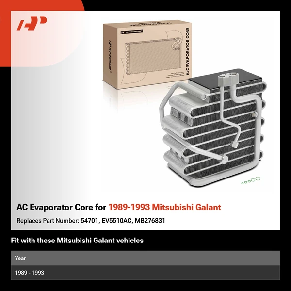 AC Evaporator Core for 1989-1993 Mitsubishi Galant