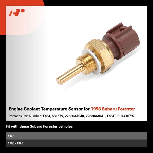Engine Coolant Temperature Sensor for 1998 Subaru Forester