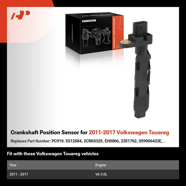 Crankshaft Position Sensor for 2011-2017 Volkswagen Touareg