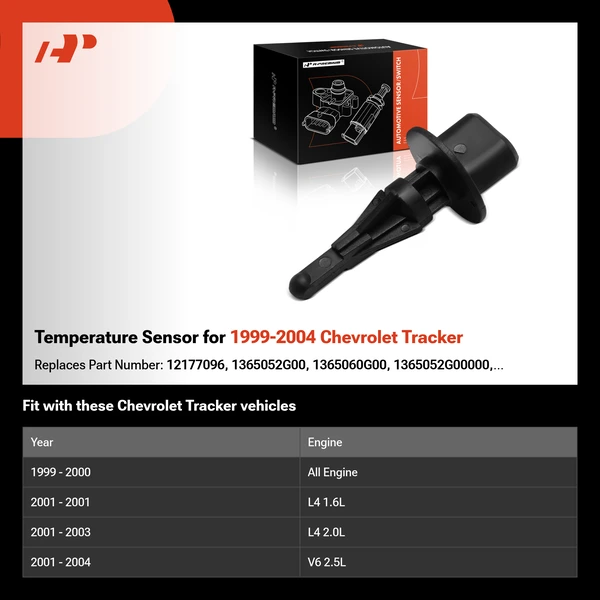 Temperature Sensor for 1999-2004 Chevrolet Tracker