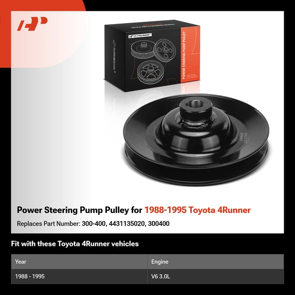 Power Steering Pump Pulley for 1988-1995 Toyota 4Runner