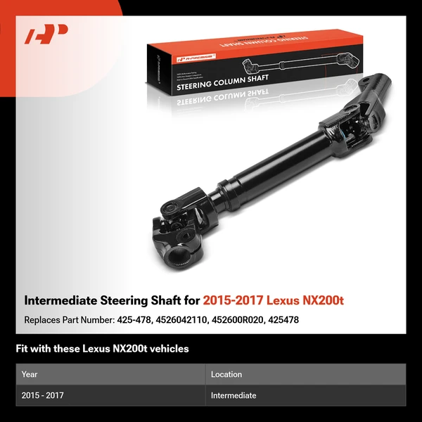 Intermediate Steering Shaft for 2015-2017 Lexus NX200t