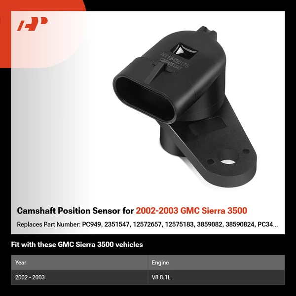Camshaft Position Sensor for 2002-2003 GMC Sierra 3500