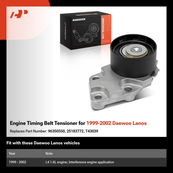 Engine Timing Belt Tensioner for 1999-2002 Daewoo Lanos