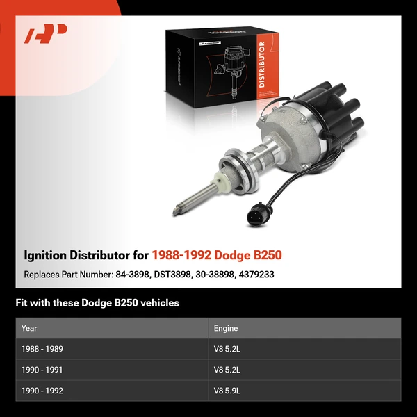 Ignition Distributor for 1988-1992 Dodge B250