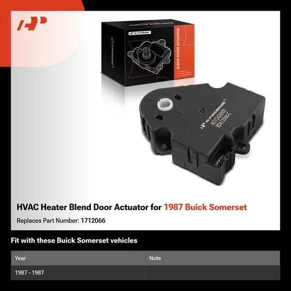 HVAC Heater Blend Door Actuator for 1987 Buick Somerset