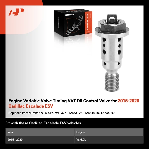 Engine Variable Valve Timing VVT Oil Control Valve for 2015-2020 Cadillac Escalade ESV