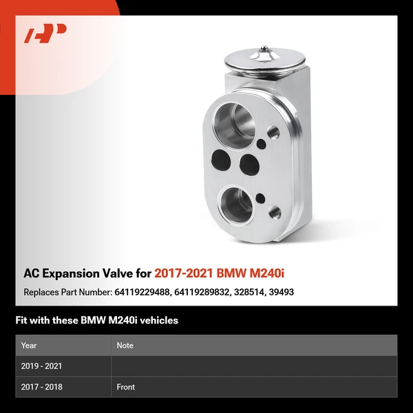 AC Expansion Valve for 2017-2021 BMW M240i