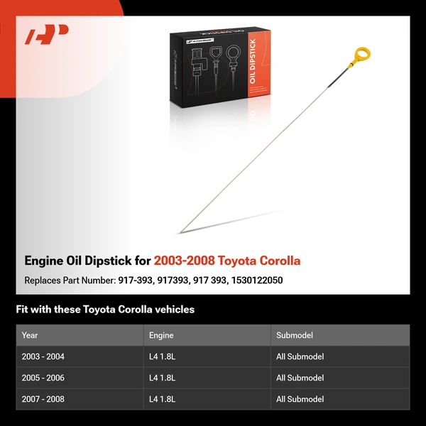 Engine Oil Dipstick for 2003-2008 Toyota Corolla