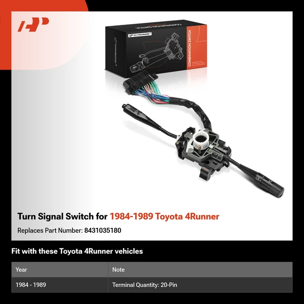 Turn Signal Switch for 1984-1989 Toyota 4Runner