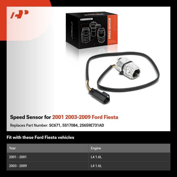 Speed Sensor for 2001 2003-2009 Ford Fiesta