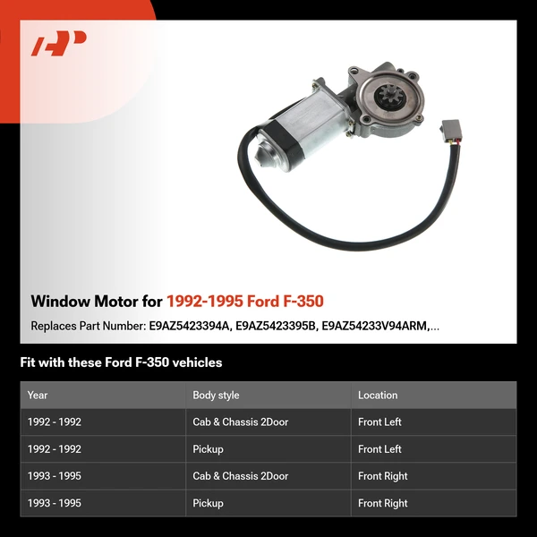 Window Motor for 1992-1995 Ford F-350
