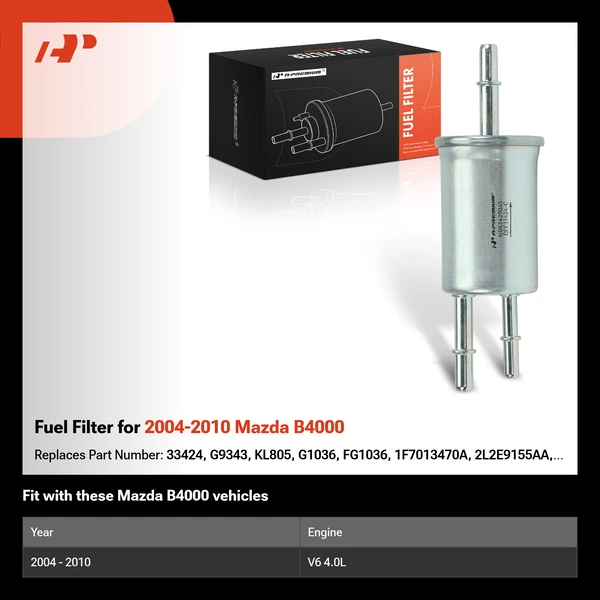 Fuel Filter for 2004-2010 Mazda B4000