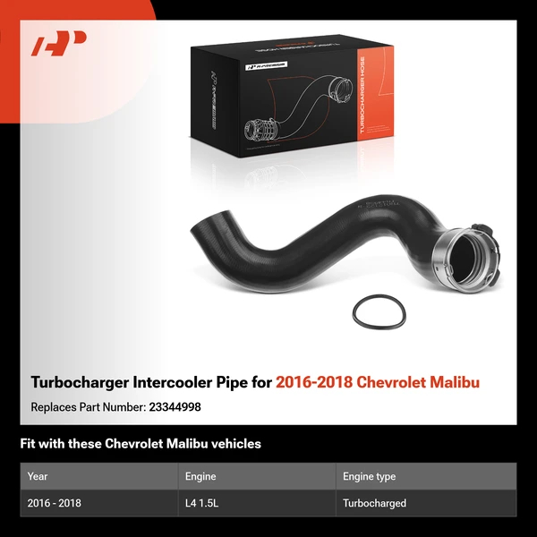 Turbocharger Intercooler Pipe for 2016-2018 Chevrolet Malibu