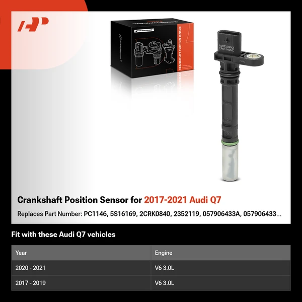 Crankshaft Position Sensor for 2017-2021 Audi Q7