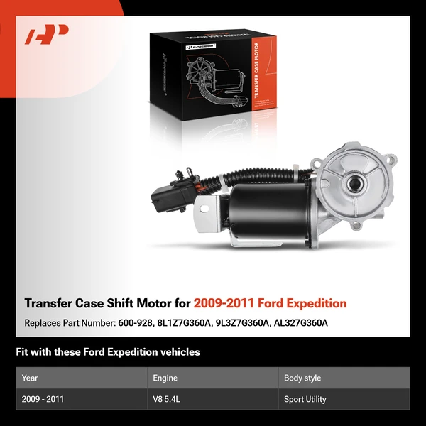 Transfer Case Shift Motor for 2009-2011 Ford Expedition