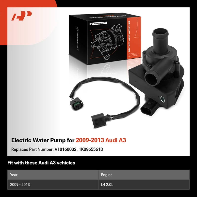 Electric Water Pump for 2009-2013 Audi A3