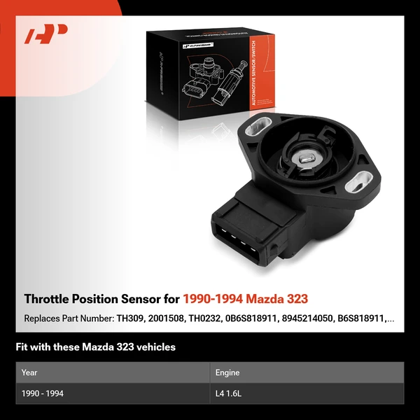 Throttle Position Sensor for 1990-1994 Mazda 323