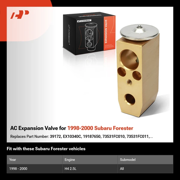 AC Expansion Valve for 1998-2000 Subaru Forester