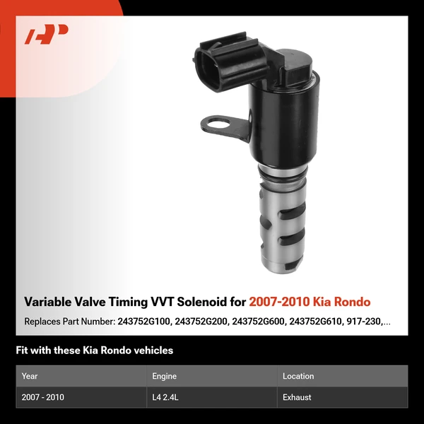 Variable Valve Timing VVT Solenoid for 2007-2010 Kia Rondo