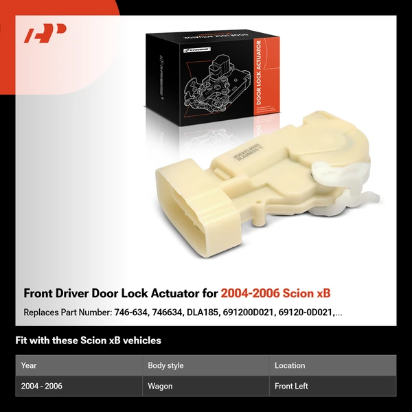 Front Driver Door Lock Actuator for 2004-2006 Scion xB