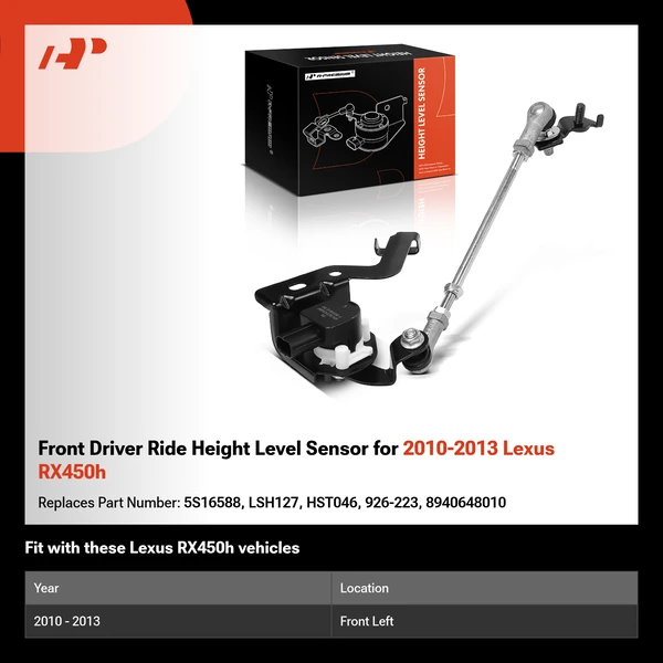 Front Driver Ride Height Level Sensor for 2010-2013 Lexus RX450h