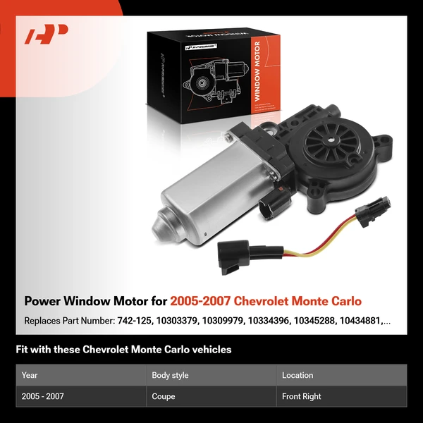 Power Window Motor for 2005-2007 Chevrolet Monte Carlo