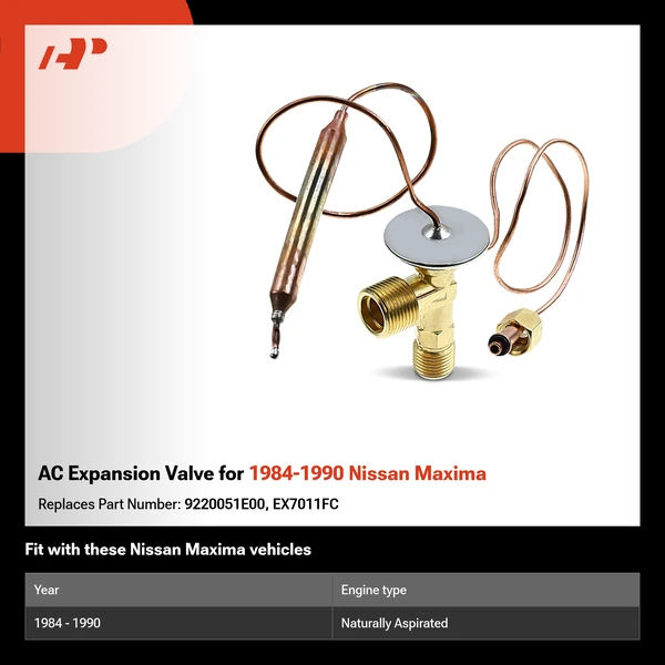 AC Expansion Valve for 1984-1990 Nissan Maxima