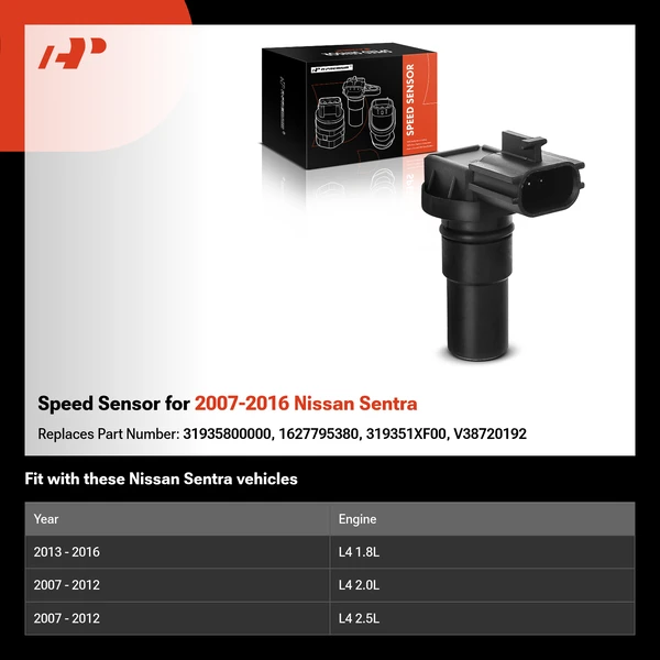 Speed Sensor for 2007-2016 Nissan Sentra
