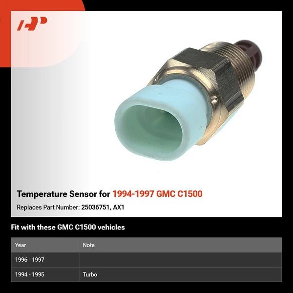 Temperature Sensor for 1994-1997 GMC C1500