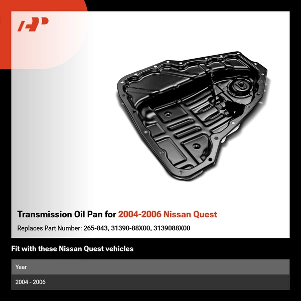 Transmission Oil Pan for 2004-2006 Nissan Quest