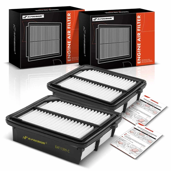 2 Pcs Engine Air Filter for 2014-2015 2017-2022 Honda Accord