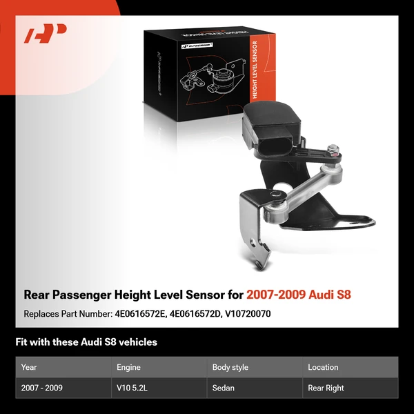 Rear Passenger Height Level Sensor for 2007-2009 Audi S8