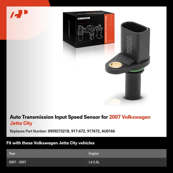 Auto Transmission Input Speed Sensor for 2007 Volkswagen Jetta City