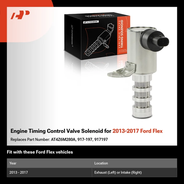Engine Timing Control Valve Solenoid for 2013-2017 Ford Flex
