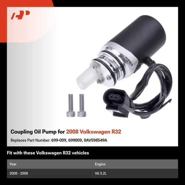 Coupling Oil Pump for 2008 Volkswagen R32