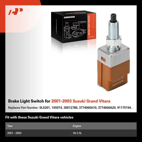 Brake Light Switch for 2001-2003 Suzuki Grand Vitara