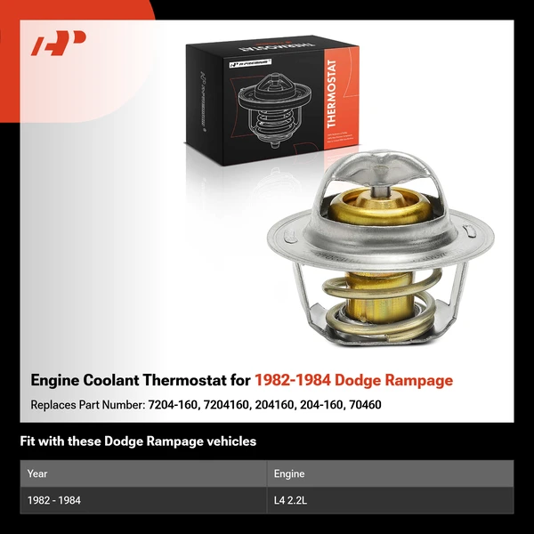 Engine Coolant Thermostat for 1982-1984 Dodge Rampage