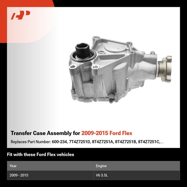 Transfer Case Assembly for 2009-2015 Ford Flex