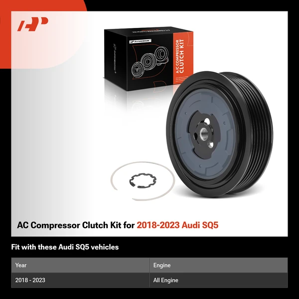AC Compressor Clutch Kit for 2018-2023 Audi SQ5